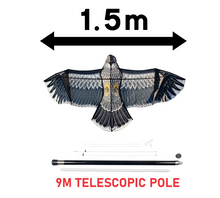 Load image into Gallery viewer, BIRD SCARE KITE with 9M Telescopic Pole

