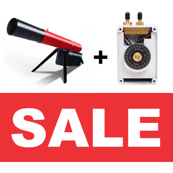 BIRD SCARE CANNON - GUN + TIMER – Bird Scare Guns - The #1 Bird Scare Gun!